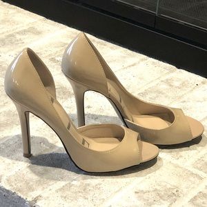 Nude, patent heels size 7.5
